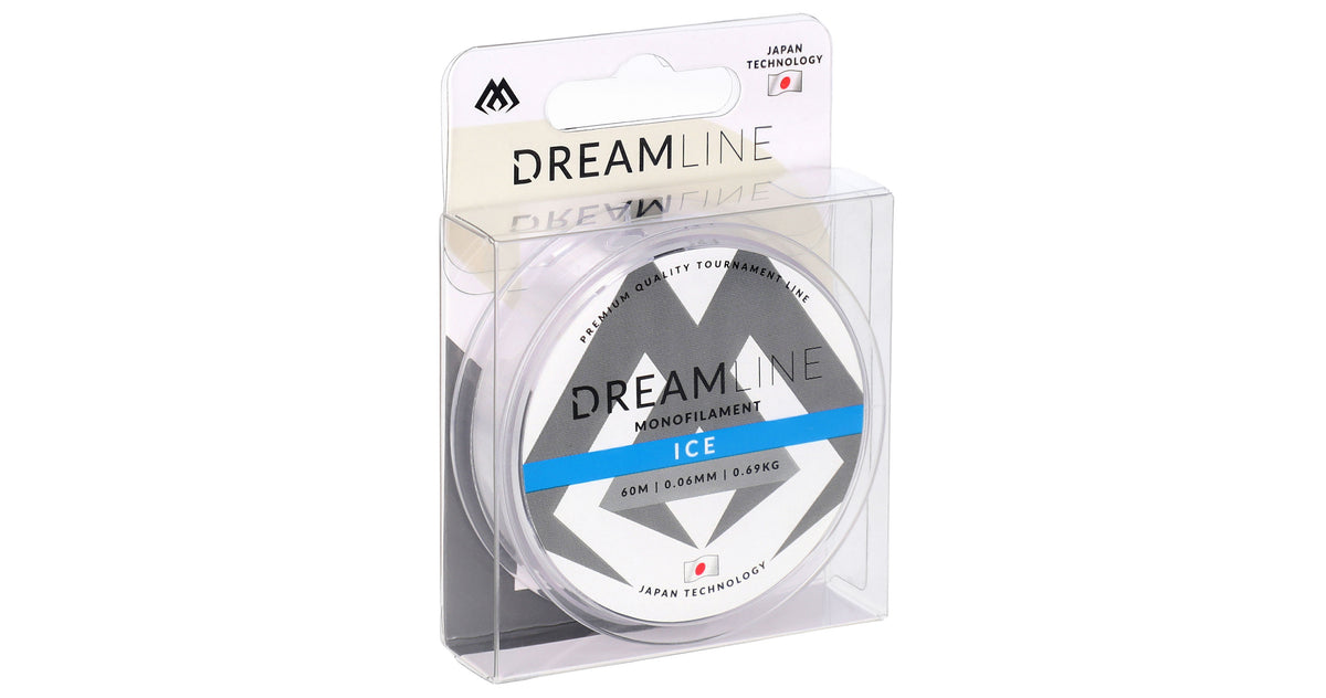 Mikado Schnur - Dreamline Ice - 0.16mm/3.82kg/60m - Transparent - 1 Spule