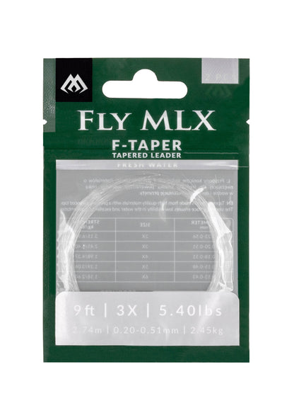 Mikado Konisches Fliegenvorfach - Fly Mlx F-Taper 9ft/3X (0.20mm) - 2 Stk.