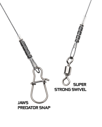 Mikado Leader - Dream Leader - Titanium 1x7 25cm/30LB/13.5kg - 2pcs