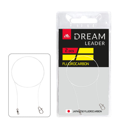Mikado Leader - Dream Leader - Fluorocarbon 30cm/5LB/2.2kg - 2 Stk.