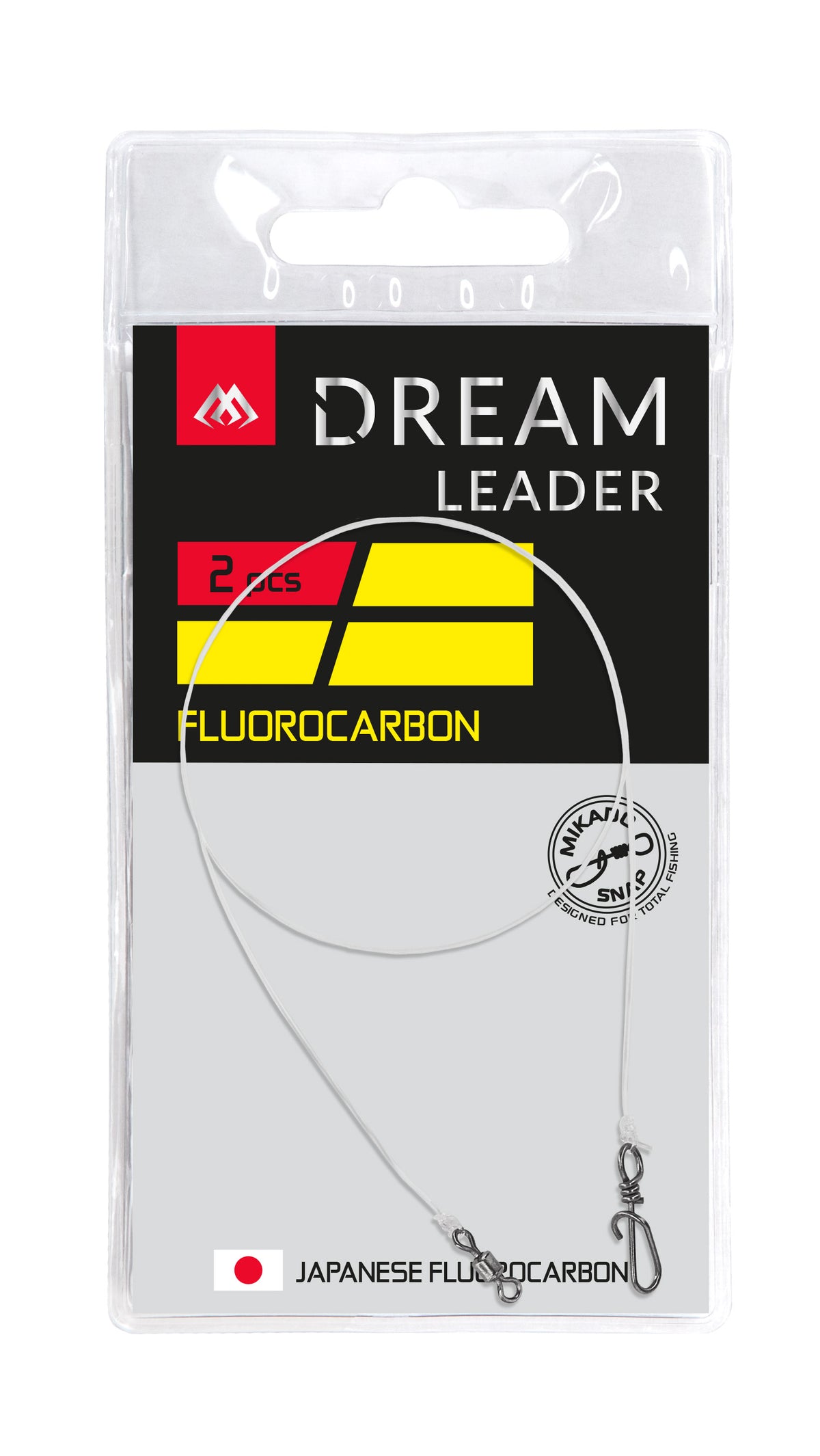 Mikado Leader - Dream Leader - Fluorocarbon 25cm/16LB/7,7kg - 2 Stk.