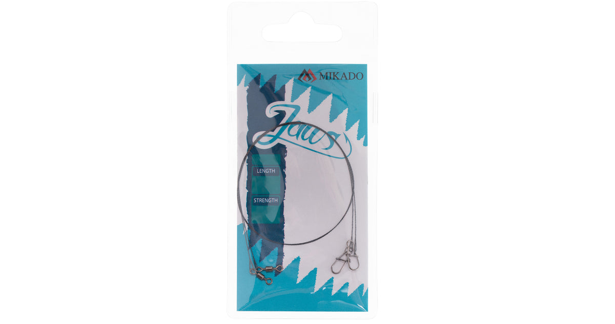 Mikado Tungsten-Leader - Jaws-Superlight - 25cm/5kg - 2 Stk.