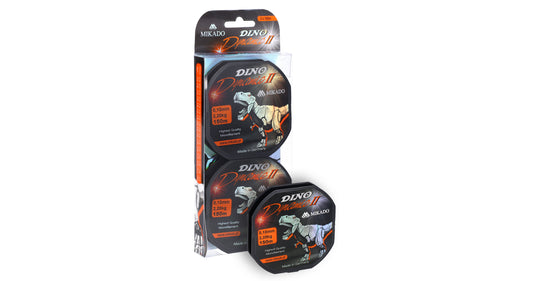 Mikado Schnur - Dino Dynamic Ii - 0.20mm/5.60kg/150m - 2 Spulen