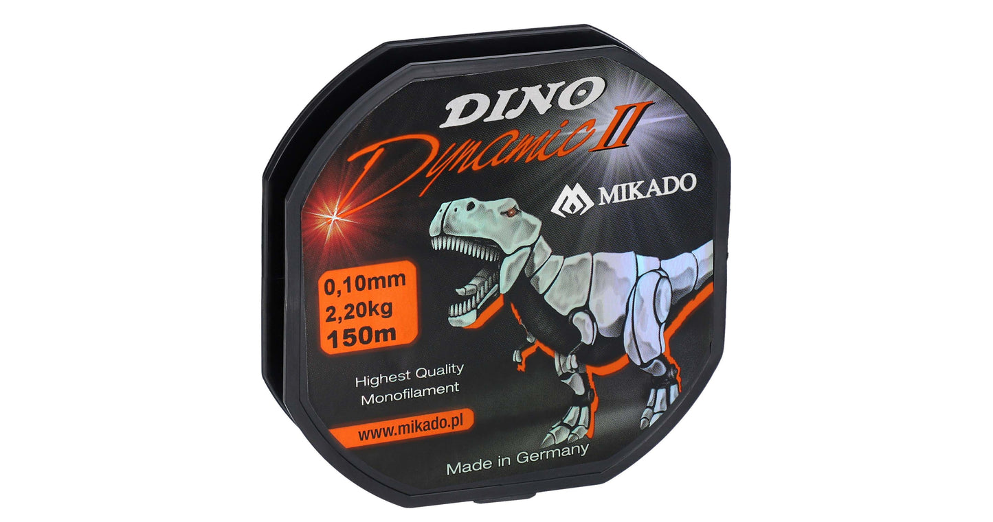 Mikado Schnur - Dino Dynamic Ii - 0.16mm/3.90kg/150m - 2 Spulen