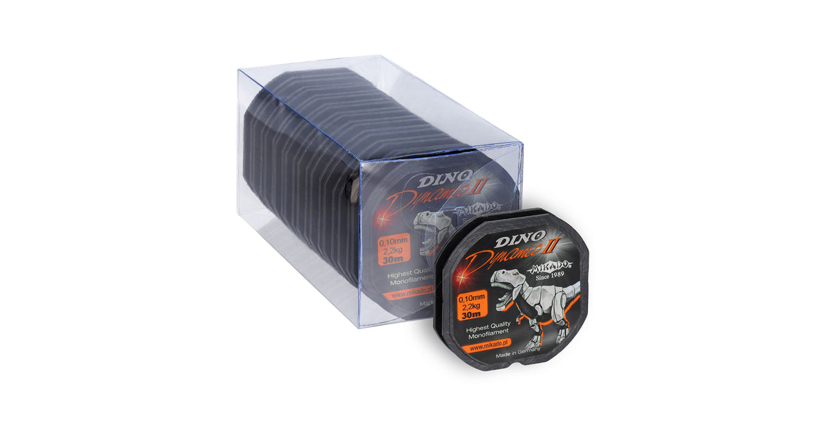 Mikado Schnur - Dino Dynamic Ii - 0.10mm/2.20kg/30m - 10 Spulen