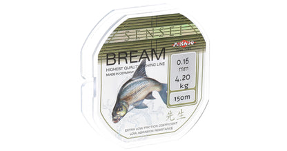 Mikado Schnur - Sensei Bream - 0.16mm/4.20kg/150m - 1 Spule