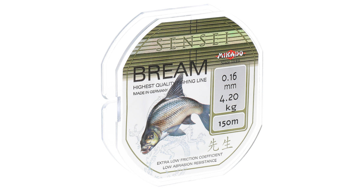 Mikado Schnur - Sensei Bream - 0.22mm/6.60kg/150m - 1 Spule