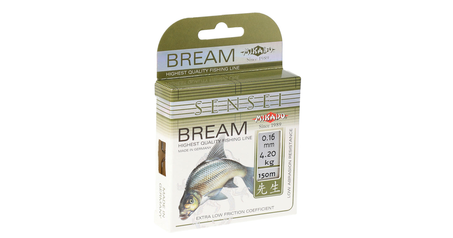 Mikado Schnur - Sensei Bream - 0.28mm/9.75kg/150m - 1 Spule