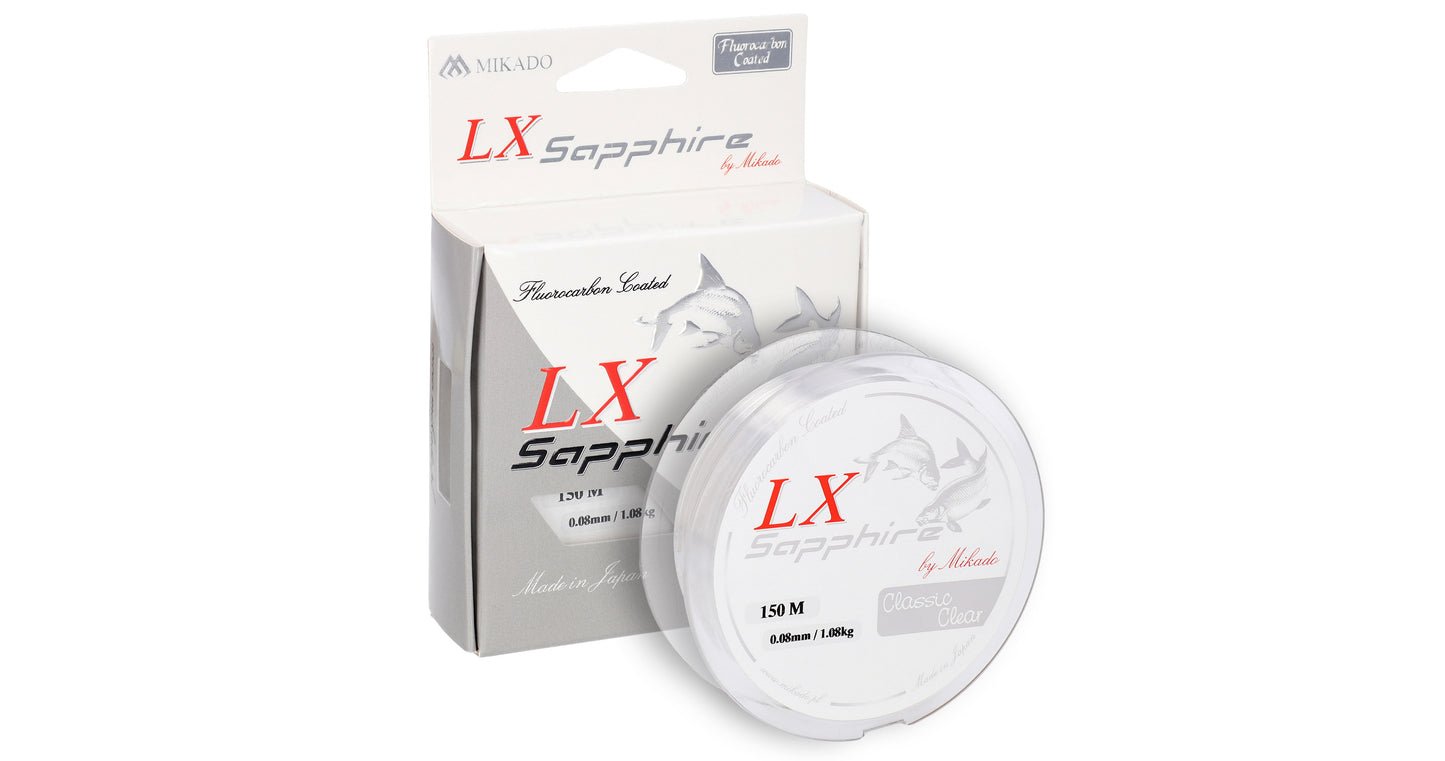 Mikado Schnur - Lx Sapphire Classic Clear - 0.08mm/1.08kg/150m - 1 Spule