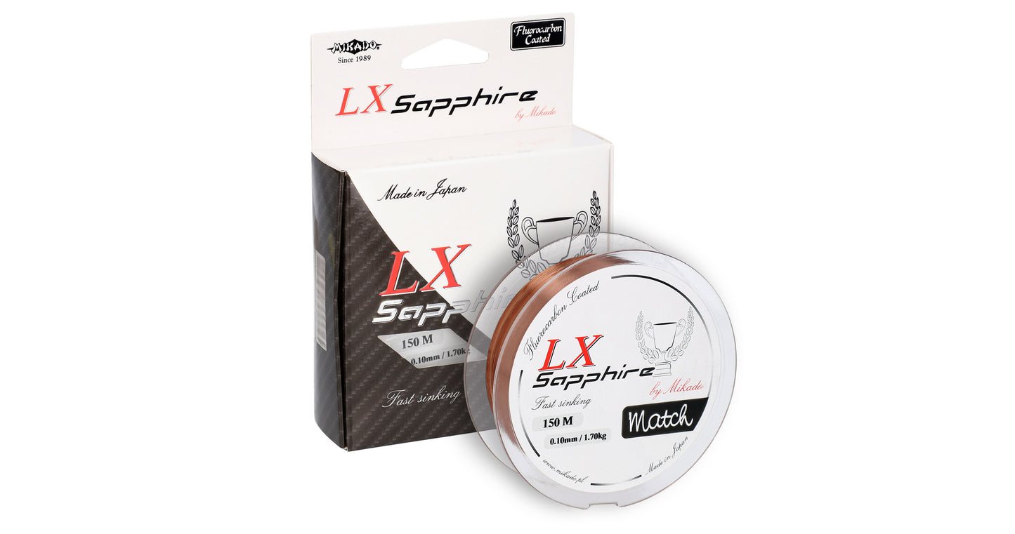 Mikado Schnur - Lx Sapphire Match - 0.10mm/1.70kg/150m - 1 Spule