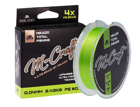 Mikado Geflochtene Schnüre - M-Craft Braid - - Fluo - 1 Spule
