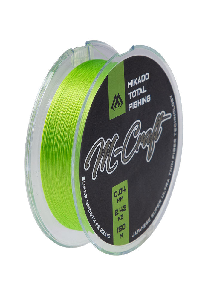 Mikado Geflochtene Schnüre - M-Craft Braid - 0.03mm/1.83kg/150m - Fluo - 1 Spule