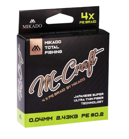 Mikado Geflochtene Schnüre - M-Craft Braid - 0.08mm/4.51kg/150m - Fluo - 1 Spule