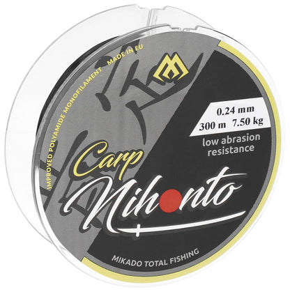 Mikado Schnur - Nihonto Carp - 0.22mm/6.40kg/300m - 1 Spule