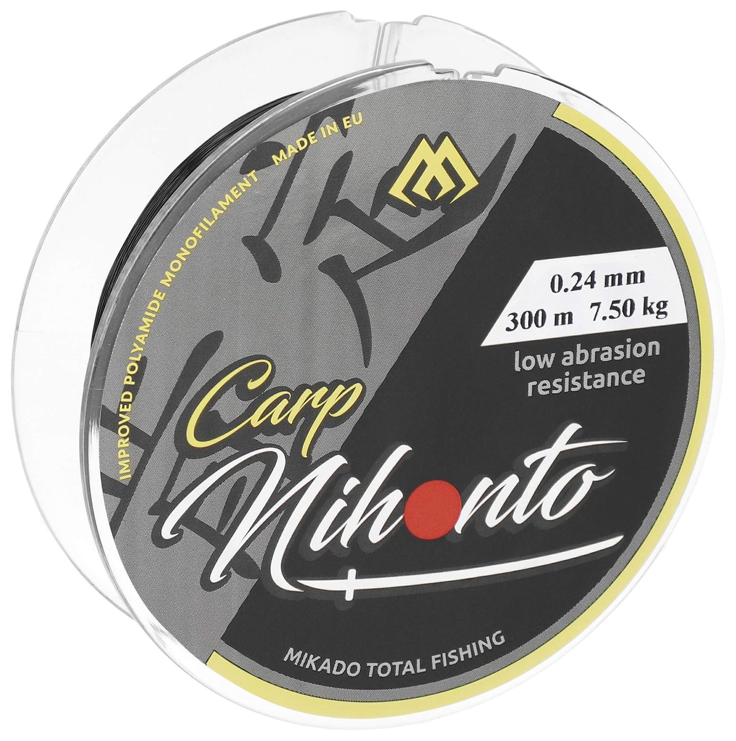 Mikado Schnur - Nihonto Carp - 0.24mm/7.50kg/300m - 1 Spule
