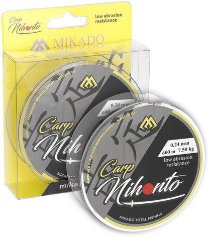 Mikado Schnur - Nihonto Carp - 0.35mm/11.90kg/600m - 1 Spule