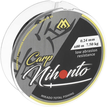 Mikado Schnur - Nihonto Carp - 0.22mm/6.40kg/600m - 1 Spule