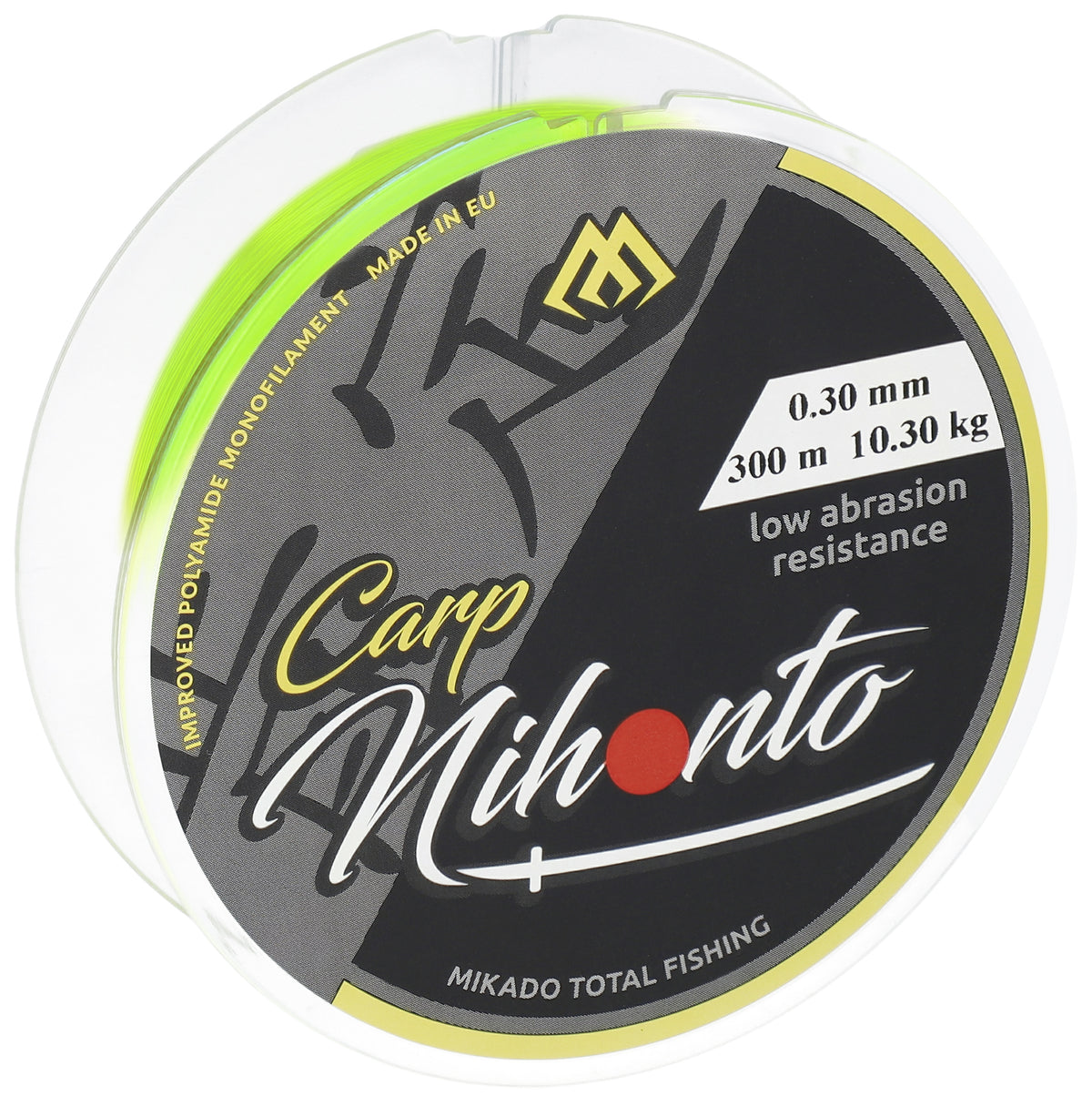Mikado Schnur - Nihonto Carp - 0.40mm/14.50kg/300m Fluo Gelb - 1 Stk.