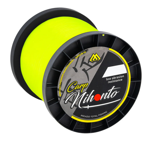 Mikado Schnur - Nihonto Carp - 0.35mm/12.20kg/5000m - Fluo Gelb - 1 Spule
