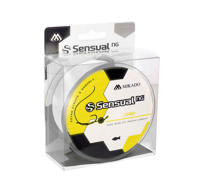 Mikado Schnur - Sensual N.G. Carp 0.38mm/25kg/600m - Transparent - 1 Spule
