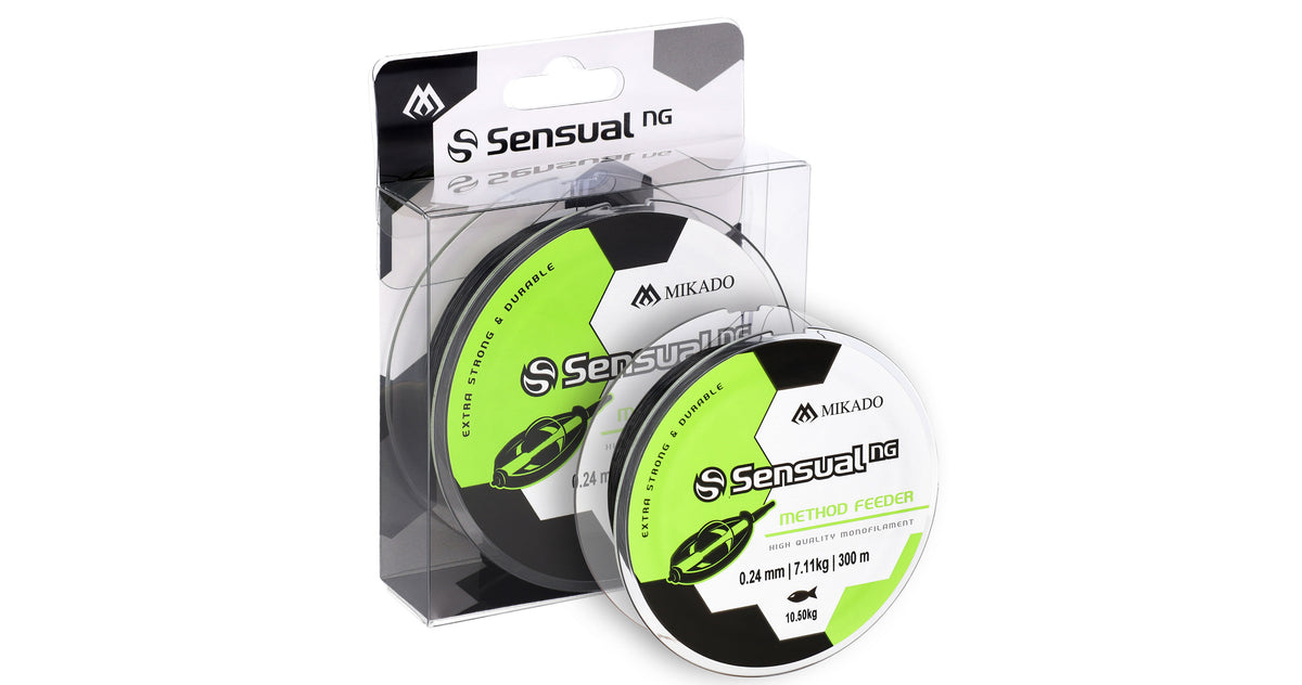 Mikado Schnur - Sensual N.G. Method Feeder 0.26mm/12kg/300m - Schwarz - 1 Spule