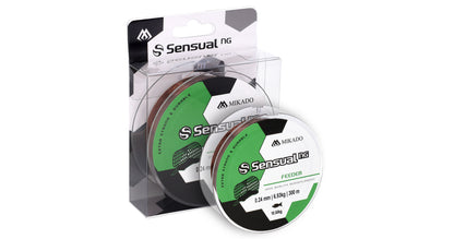 Mikado Schnur - Sensual N.G. Feeder 0.16mm/5kg/300m - Braun - 1 Spule