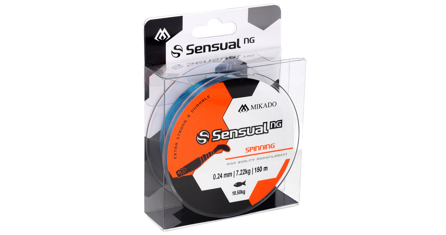 Mikado Schnur - Sensual N.G. Spinning 0.12mm/2.5kg/150m - Blau - 1 Spule