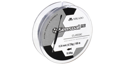 Mikado Schnur - Sensual N.G. Classic 0.22mm/9kg/150m - Transparent - 1 Spule