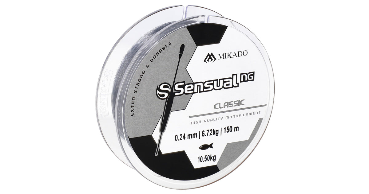 Mikado Schnur - Sensual N.G. Classic 0.30mm/17.5kg/150m - Transparent - 1 Spule