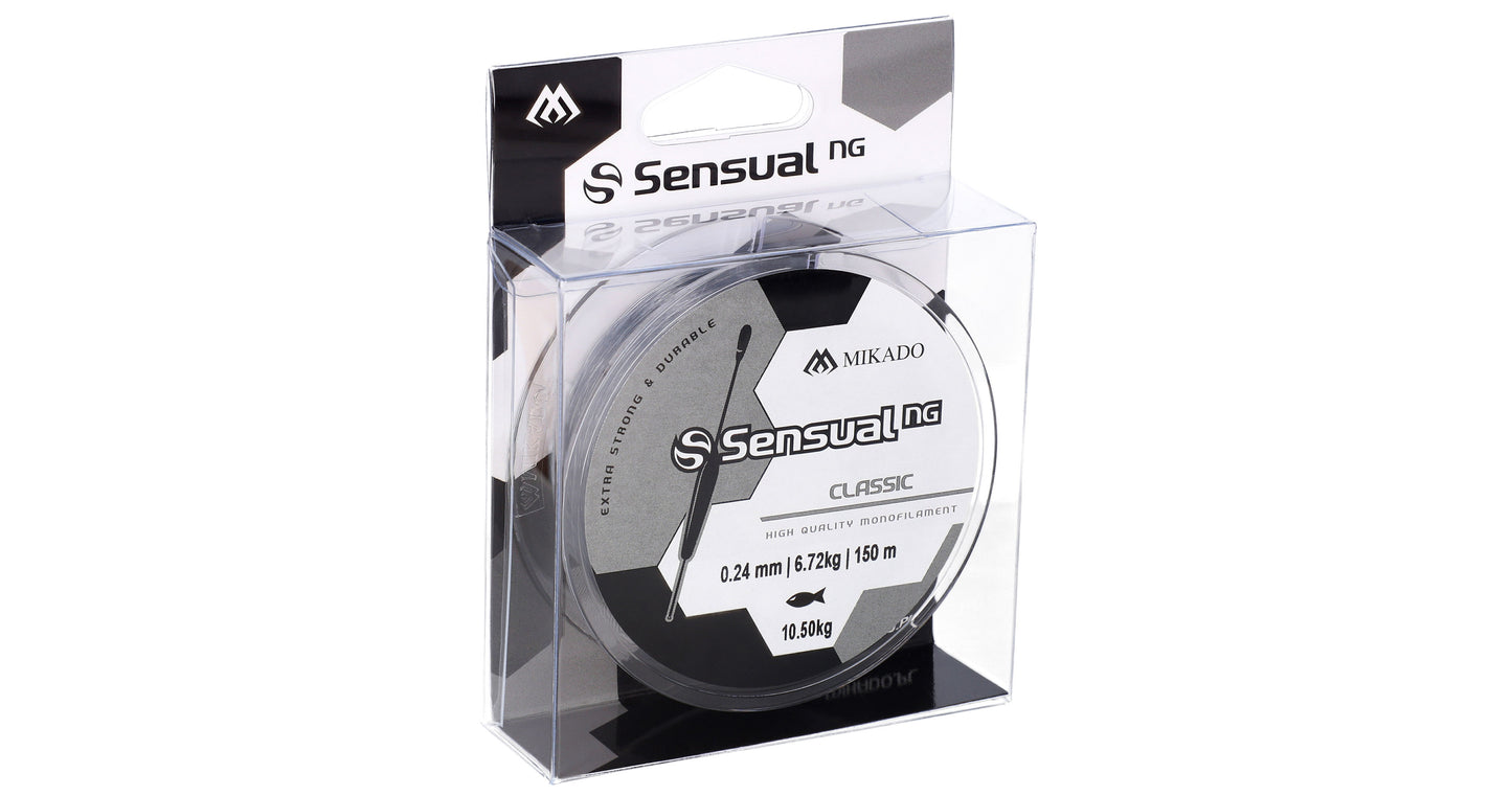 Mikado Schnur - Sensual N.G. Classic 0.22mm/9kg/150m - Transparent - 1 Spule