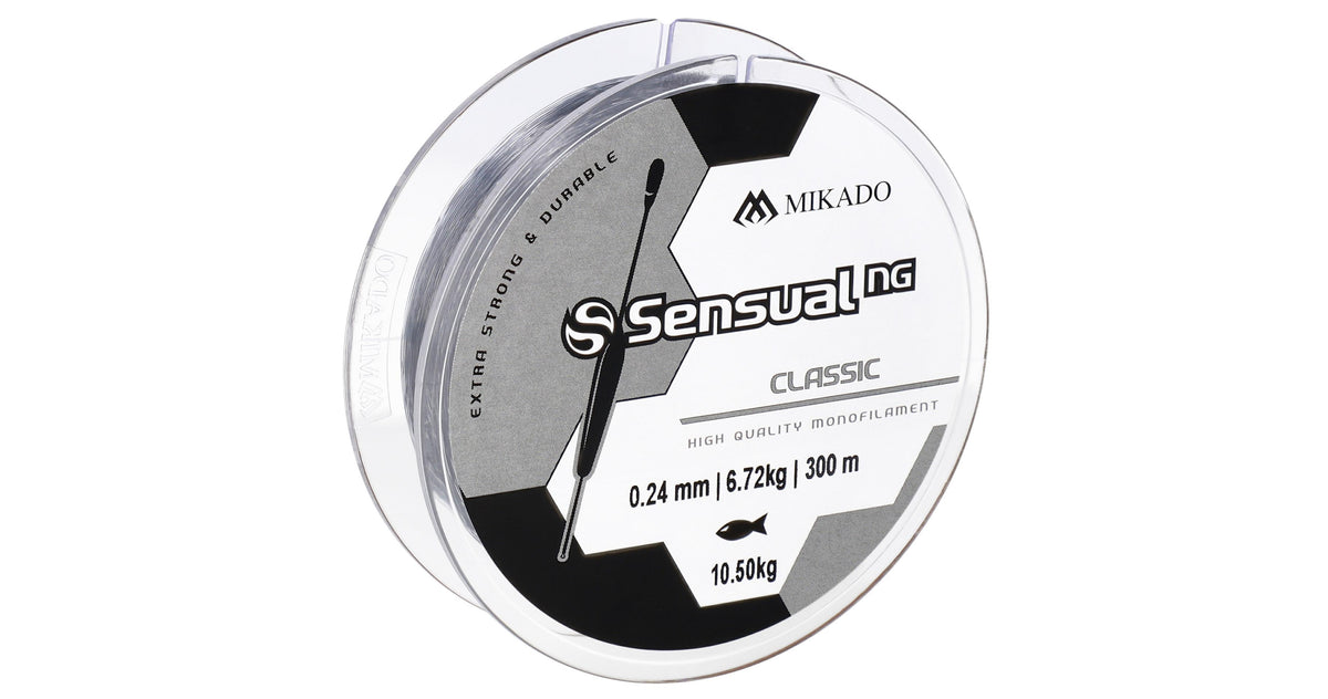 Mikado Schnur - Sensual N.G. Classic 0.08mm/1.5kg/300m - Transparent - 1 Spule