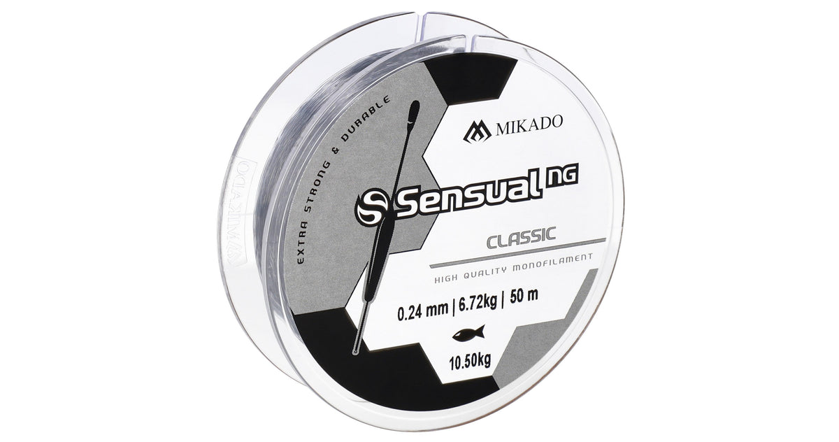 Mikado Schnur - Sensual N.G. Classic 0.22mm/9kg/50m - Transparent - 1 Spule