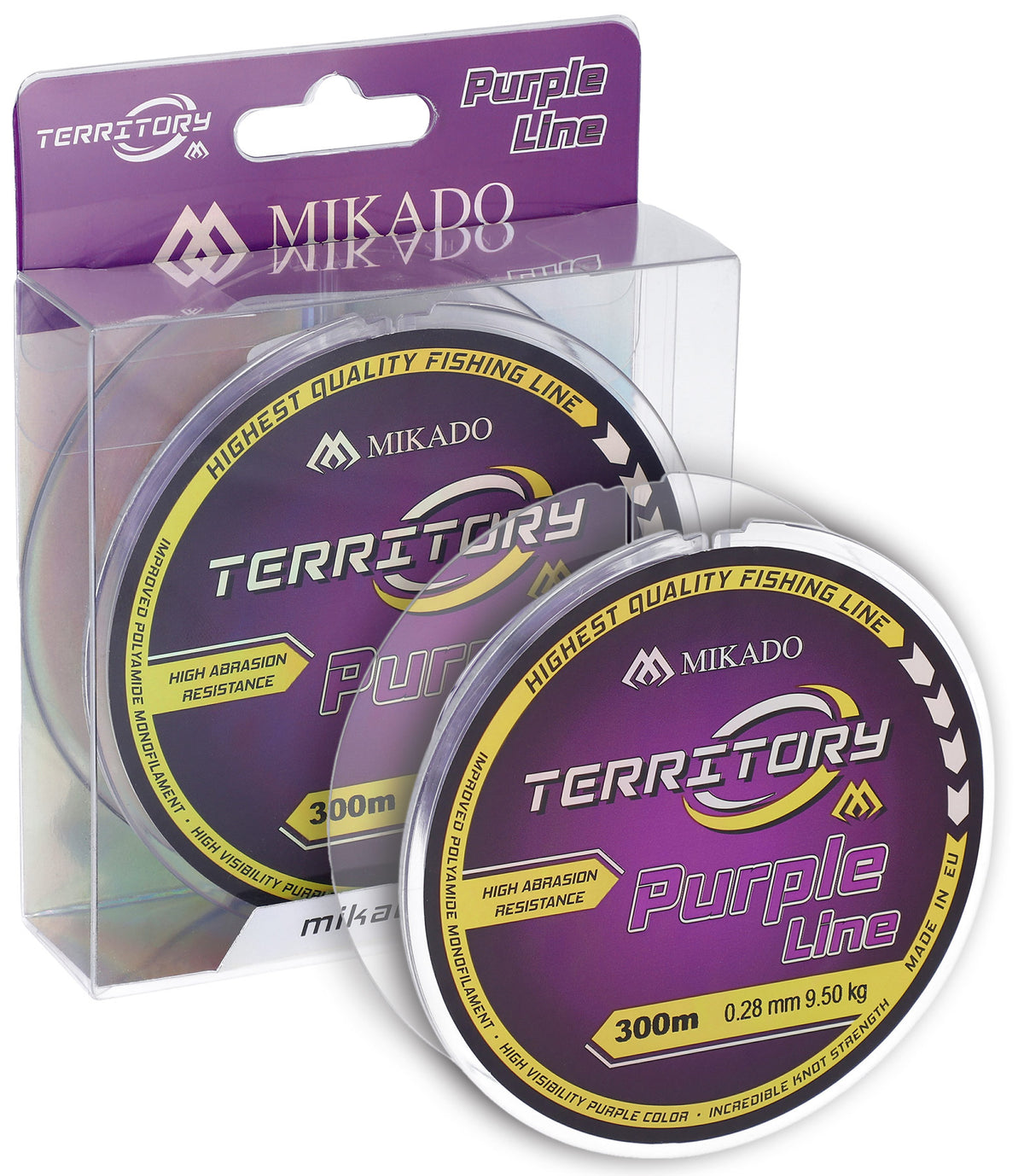 Mikado Schnur - Territory Purple - 0.35mm/11.90kg/300m - 1 Spule