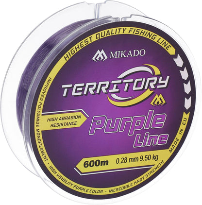 Mikado Schnur - Territory Purple - 0.35mm/11.90kg/600m - 1 Spule