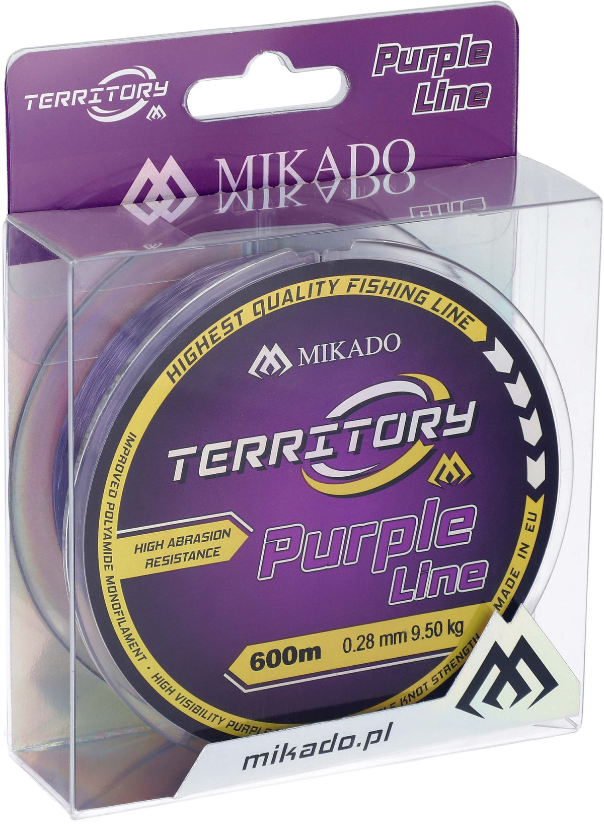 Mikado Schnur - Territory Purple - 0.26mm/8.50kg/600m - 1 Spule