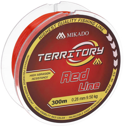 Mikado Schnur - Territory Red - 0.35mm/11.90kg/300m - 1 Spule