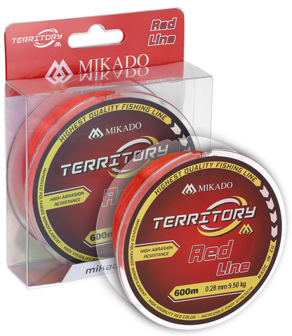 Mikado Schnur - Territory Red - 0.30mm/10.90kg/600m - 1 Spule