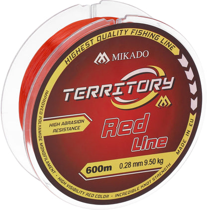 Mikado Schnur - Territory Red - 0.35mm/11.90kg/600m - 1 Spule