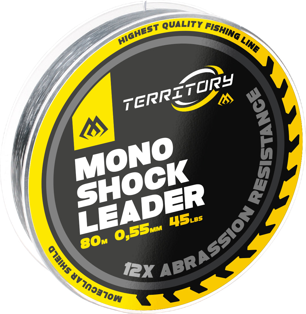 Mikado Schock-Leader - Territory Shock Leader 45lbs/0.55mm/80m - Grün - 1 Spule