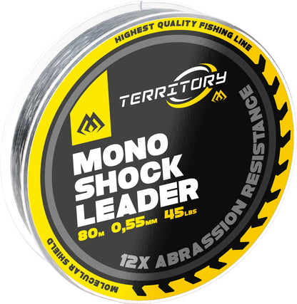 Mikado Schock-Leader - Territory Shock Leader 45lbs/0.55mm/80m - Grün - 1 Spule
