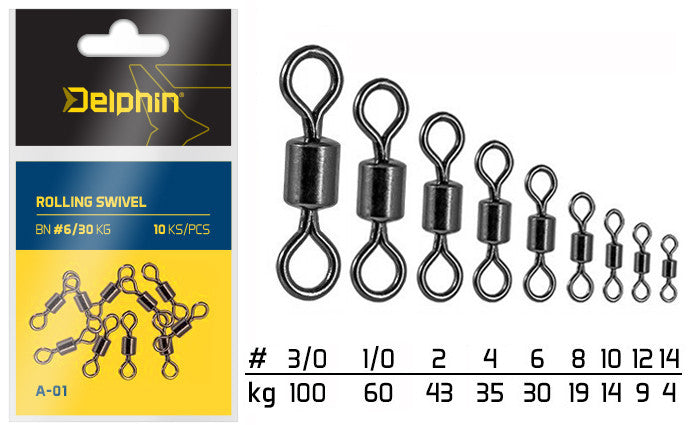 Rolling Swivel A-01/10St.