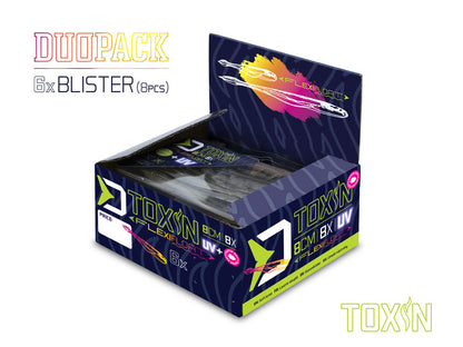 Kunstköder Delphin TOXIN UVs / 8 Stück