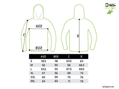 Delphin UV ARMOR 50+ Kapuzen-T-Shirt