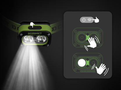 Stirnlampe Delphin COMPACT 3W/1200mAh