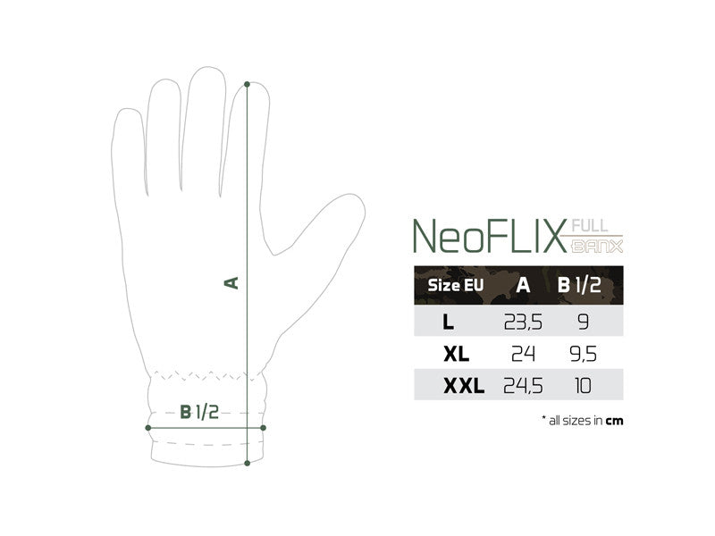 Neoprenhandschuhe mit Innenfutter Delphin NeoFLIX Banx