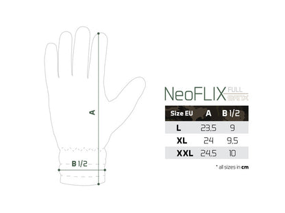 Neoprenhandschuhe mit Innenfutter Delphin NeoFLIX Banx