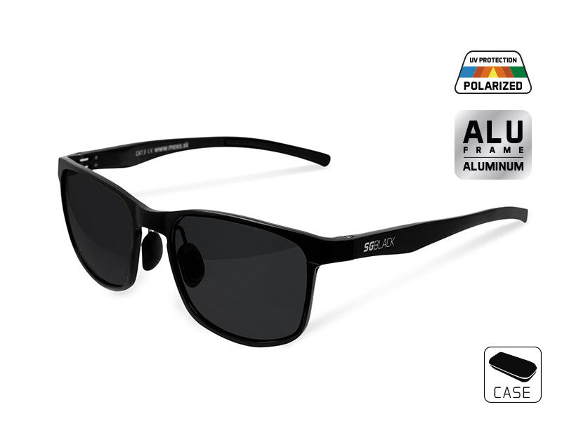 Sonnenbrillen polarisierend Delphin SG BLACK schwarze Gläser
