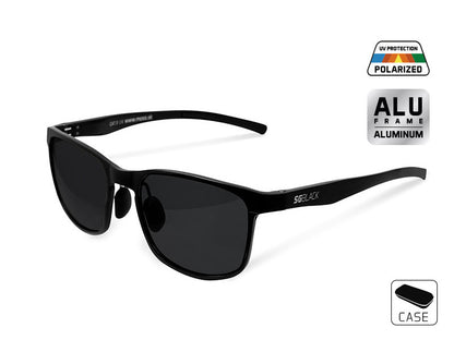 Sonnenbrillen polarisierend Delphin SG BLACK schwarze Gläser