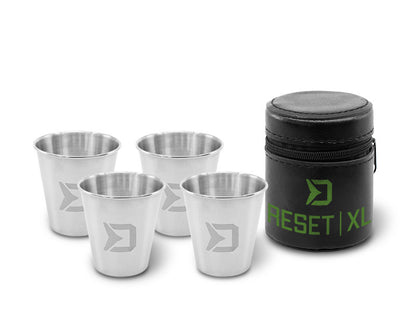 Edelstahlbecher-Set Delphin RESET XL 4in1