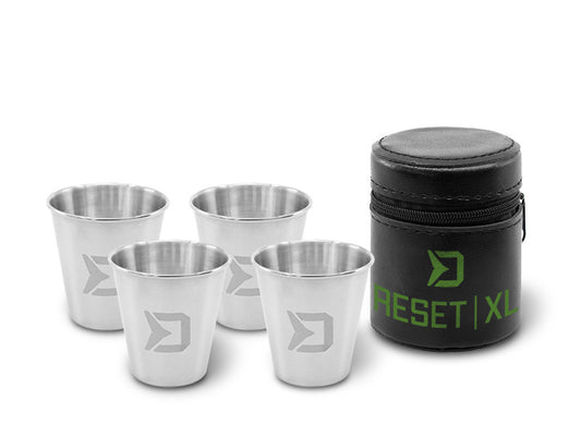 Edelstahlbecher-Set Delphin RESET XL 4in1